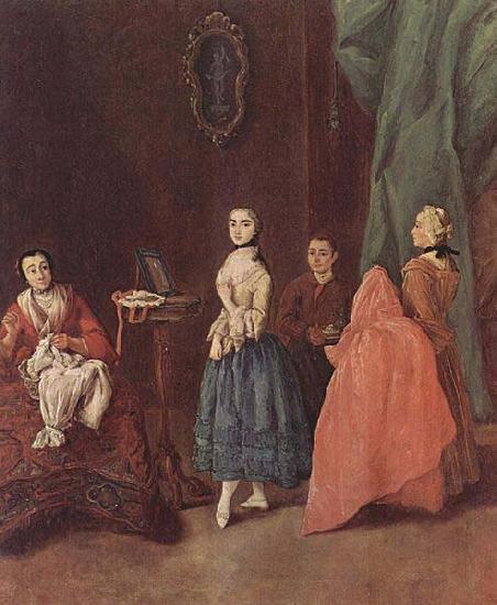 Pietro Longhi Dame bei der Schneiderin China oil painting art